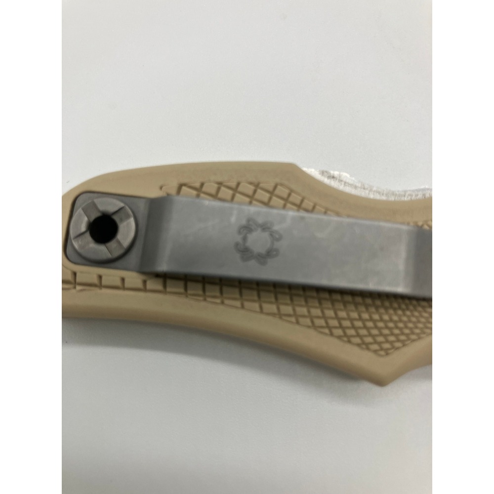 Spyderco Native 5 Lightweight Folding Knife Tan Operation Iraqi Freedom - Picture 5 of 11